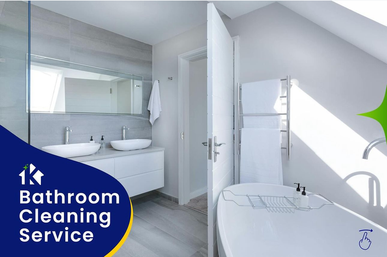 Bathroom cleaning service example