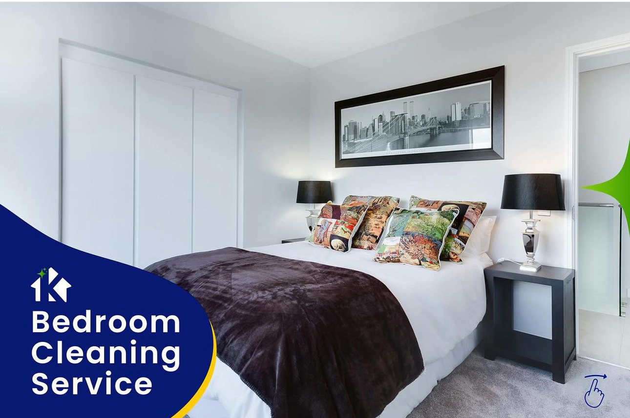 Bedroom cleaning service example