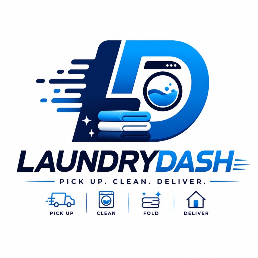 LaundryDash pickup clean fold deliver logo
